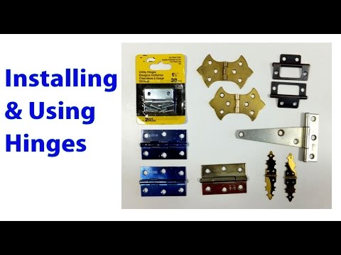 Installing and Using Hinges: Woodworking Beginners #19