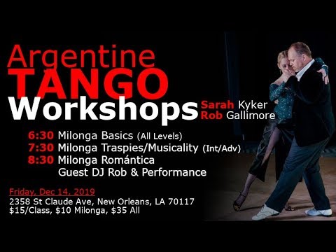 Sarah Kyker & Rob Gallimore La Cara de la Luna - Francisco Canaro & Quinteto Pirincho 8/11/2019