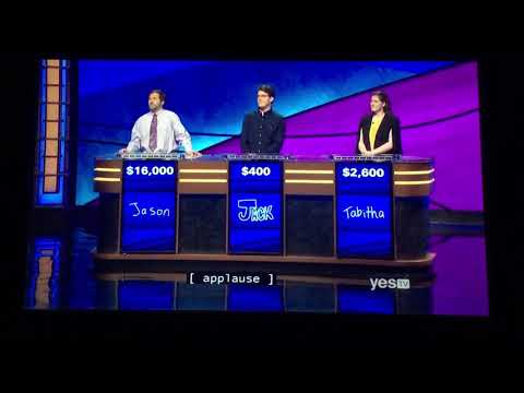 Double Jeopardy SEASON 36 Premiere Week, Jason Zuffranieri (Day 11) - 2nd Daily Double (9/13/19)