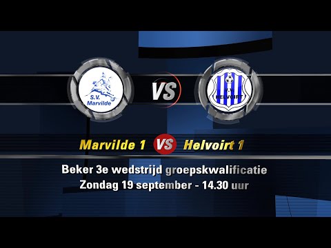 Foto-videoverslag Beker Marvilde - Helvoirt