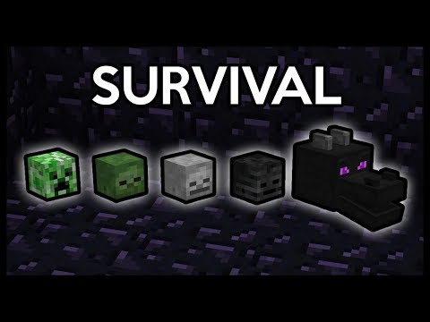 MINECRAFT - COME OTTENERE LE TESTE DEI MOSTRI IN SURVIVAL E IL LORO UTILIZZO
