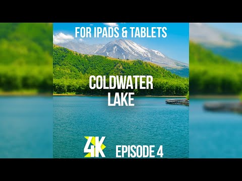 Relaxing Vertical Nature Video in 4K | Coldwater Lake Ambience for Tablets & iPads - Episode 4