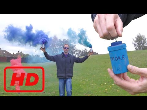 Pull Pin Colored Smoke Bomb & Trip wire