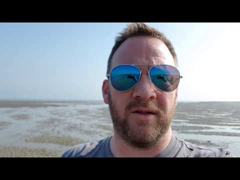 Foraging, wild camping advice, how to catch and cook Razor Clams on Swedish Fire Torch(ish).