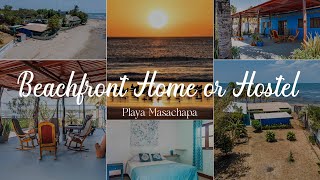 Titled Beachfront Home or Hostel in Playa Masachapa, Nicaragua