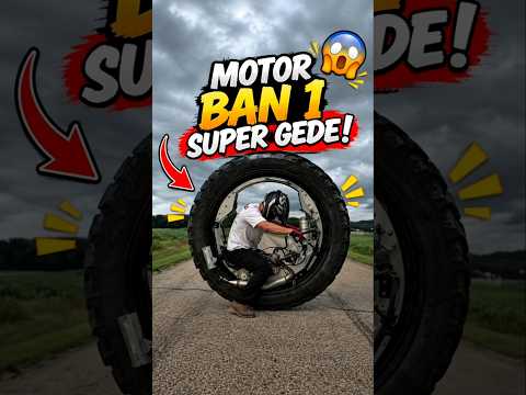 Siapa sangka, motor bisa jadi lebih unik dengan satu ban super gede! 😲 Bentuknya nyeleneh, tapi hasilnya bikin penasara...