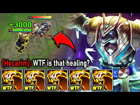 I played the FORBIDDEN Nasus build and every Q heals my ENTIRE Health Bar