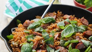 Chorizo and Rice Hot Pot