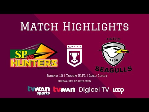Tweed Heads Seagulls v SP PNG Hunters | Round 10 | Match Highlights | QRL Hostplus Cup 2022