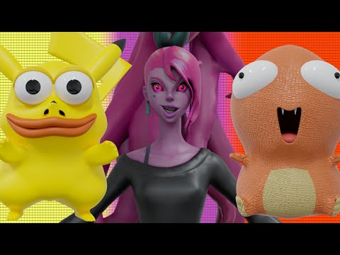 Pacman's Adventures Compilation #14 | Weird Pokemon Battle - Evil Barbie - Mystery Box