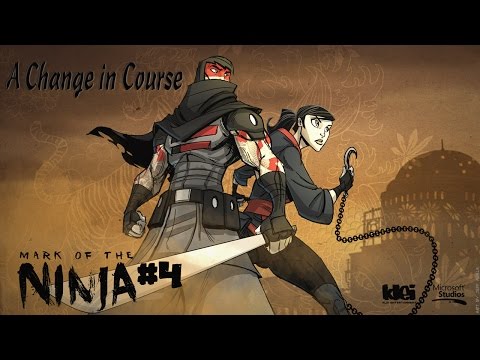 Mark of the Ninja - A Change in Course [Only Mandatory Kills - All Scrolls & Optional Objectives]