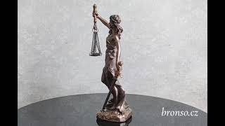 Bohyně spravedlnosti Justitia se váhami a mečem Veronese WU78136A4