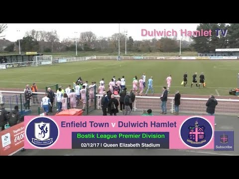 Enfield Town 3-1 Dulwich Hamlet, Bostik League Premier Division, 02/12/17 | Match Highlights
