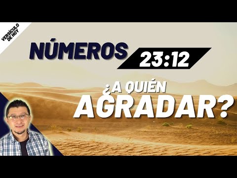 Bible verse for today: Numbers 23:12