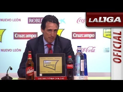 Rueda de Prensa de Emery tras el Sevilla FC (3-1) Deportivo de la Coruña - HD