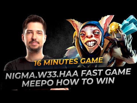Nigma.w33 Meepo EZ Game - Dota 2 Replay
