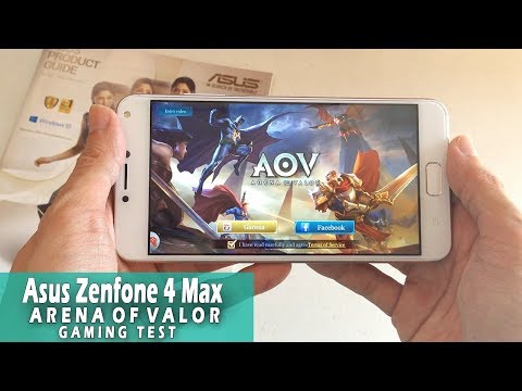 Asus Zenfone 4 Max  Arena of Valor Gaming test