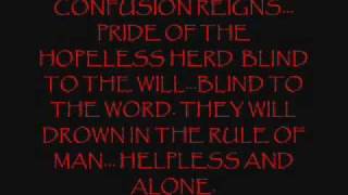 Demon Hunter- Tie This Around Your Neck (Lyric Video)