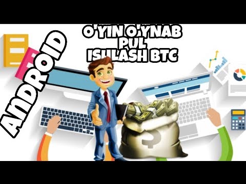 Oson Pultopishni yangi usili REAL ,O'yin o'ynab pul topamiza va btc 2020