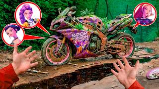 Download lagu Starting & Test Driving an Abandoned KPop Motorcycle From DEMON HUNTERS | POV Restarting mp3