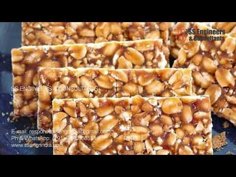 #PeanutBar | Cereal Bar | Indian Gajak Making line, #ChikkiPlant