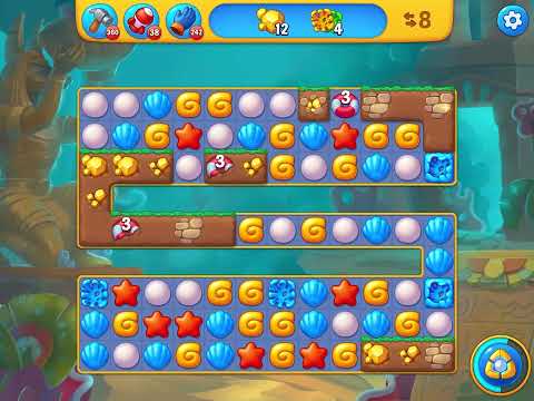 Fishdom level 5752 no boosters フィッシュダム ノーマル [Friend's]