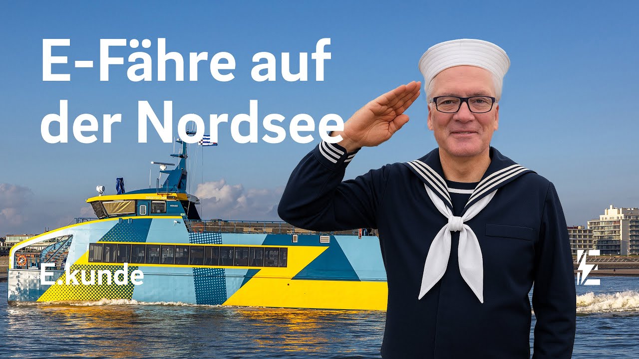 Mit der E-Fähre auf hoher See