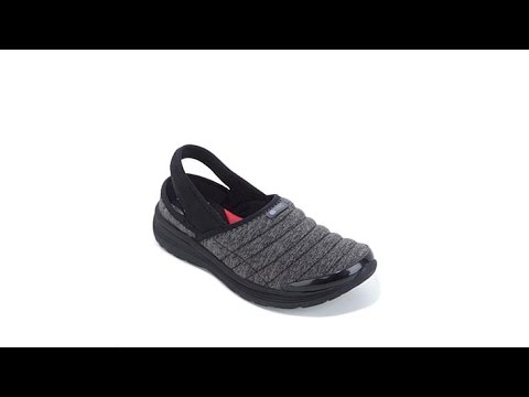 Bzees "Sparkle" Slingback Puffer Athleisure