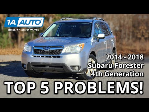 Top 5 Problems Subaru Forester SUV 2014-2018 4th Generation