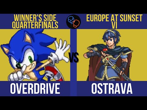 EU At Sunset VI Winner's: Overdrive (Sonic) vs. 0strava (Marth) - SSF2 Tournament