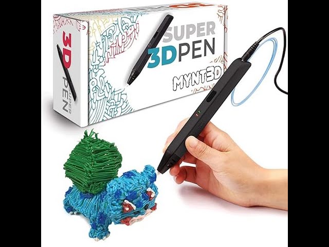 Vídeo relacionado con MYNT3D Bolígrafo Super 3D, bolígrafo de impresión 3D compatible con ABS y PLA de 1,75 mm