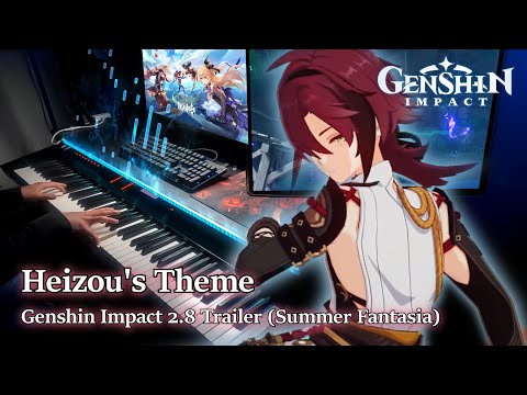 Heizou's Theme (from Summer Fantasia) Genshin Impact 2.8 Trailer Piano Arrangement