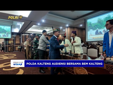 AUDIENSI POLDA KALIMANTAN TENGAH DENGAN BEM DI KALTENG