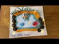 Pond habitat diorama | school projects | 3D frog | DIY | paper craft | frog habitat | origami | art