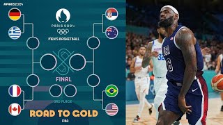 Revealing the 2024 Olympics Men's Basketball Finals Bracket 👀