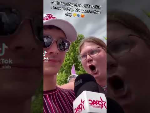 Woman screaming MY CHOICE!!!