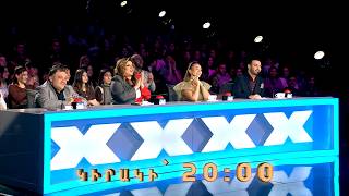GOT Talent ՀԱՅԱՍՏԱՆ Քառորդ եզրափակիչ 3 | Կիրակի 20:00-ին ՇԱՆԹ-ի եթերում / ANONS