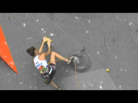 IFSC World Cup Lead Puurs 2011 - Semi Finals - Mathilde Becerra