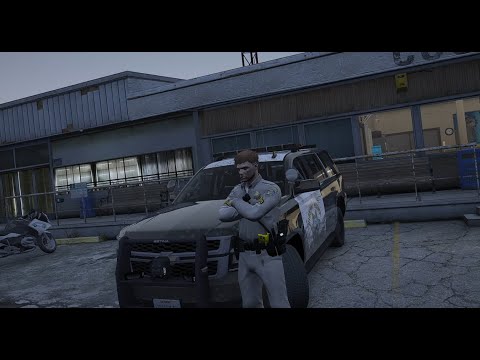 LSPDFR 0.4.9🚔- Senora Freeway - SAHP/CHP Patrol - Pursuit