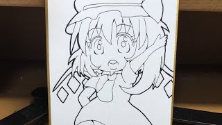 【おかあちゃん】さっきの続きで･･･着色からスタート
