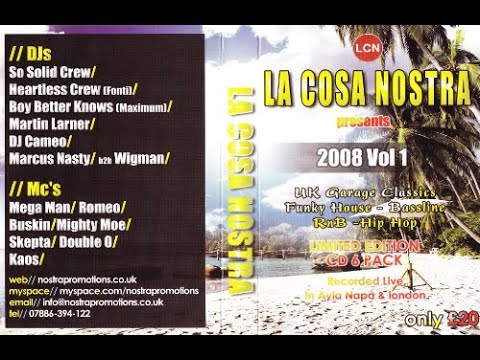Marcus Nasty B2B Wigman - La Cosa Nostra Presents Vol.1 2008