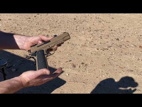 Sig Sauer 1911 Emperor Scorpion first 8 rounds (New favorite pistol!!!)