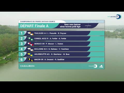 Cazaubon 2022 - Finale A Deux sans barreur Senior Homme poids léger