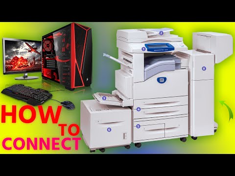 How to Connect Workcentre 5225 Xerox Machine in Windows 7 and 10