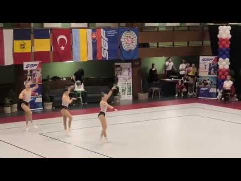 Slovak Aerobic Open 2019, France junior trio
