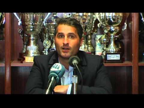 Rueda de Prensa de Natanael Cano `Canito` tras el encuentro UD Roteña 0 - San Fernando 5