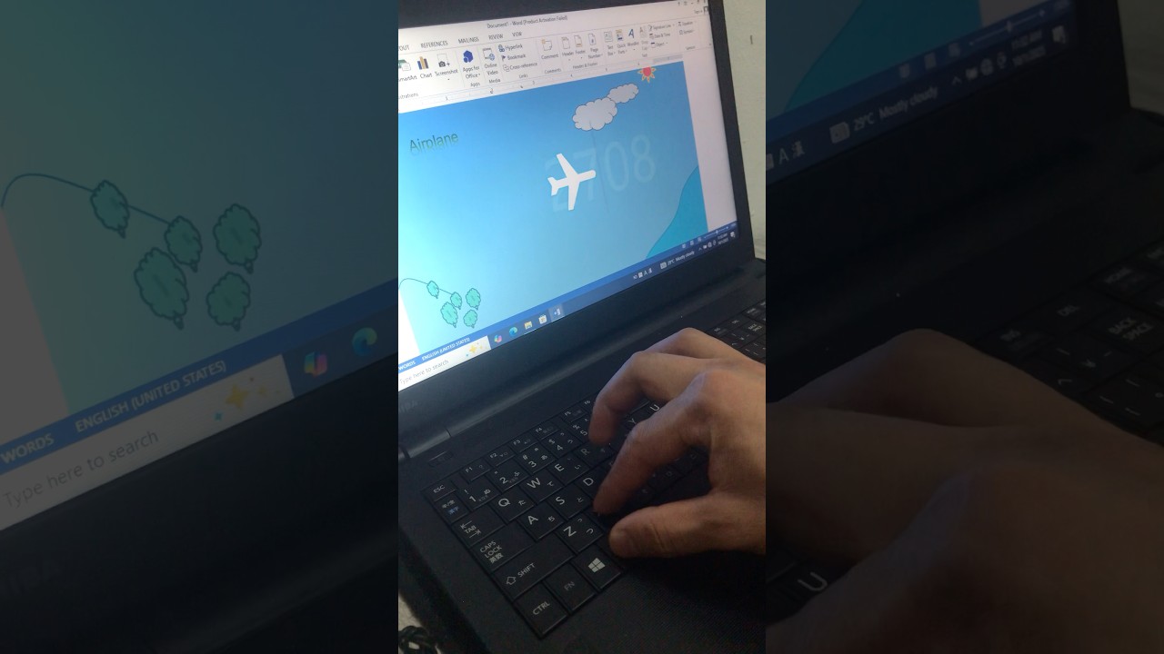 Secret Trick 2025: MS Word Shortcut ✈ | Insert Airplane Symbol (Alt+X 2708)