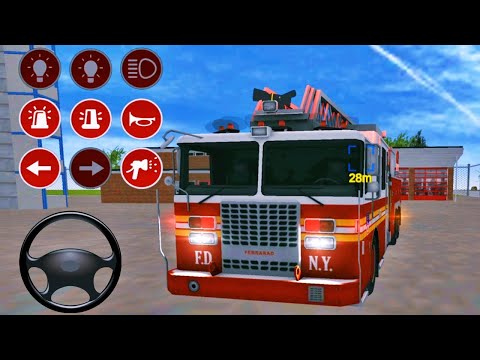 Fire Truck Driving Simulator 2020 🚒 Real Emergency Services Game #14 - Android GamePlay