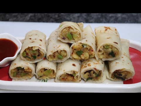 Sirf 5 Min mai banaye itne Tasty Potato Rolls ka Nashta ki Aap Rozz inko banaynge Video