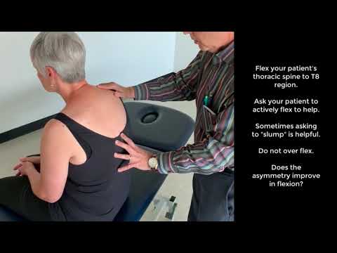 Thoracic and Lumbar diagnosis